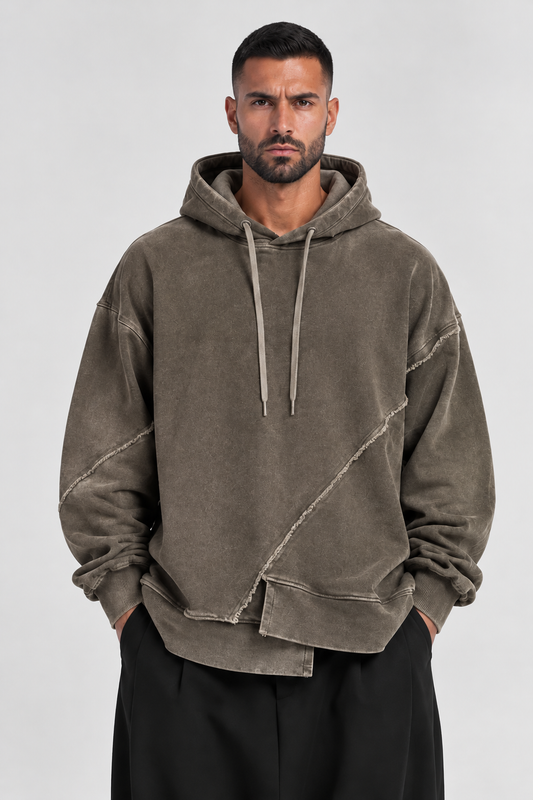 PRE-ORDER | OVERSIZED RAW-EDGE SWEATSHIRT | LIMITED EDITION