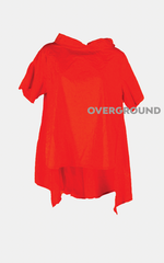 Blusa lunga con collo a barca - OVERGROUND STORE 