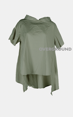 Blusa lunga con collo a barca - OVERGROUND STORE 