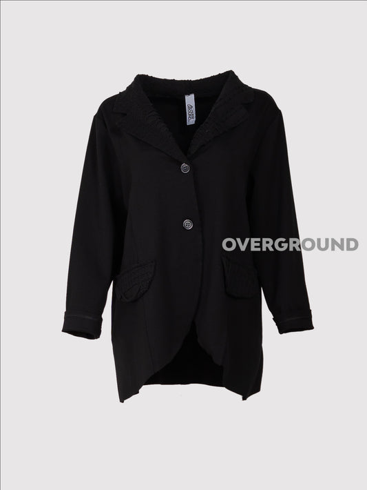 GIACCA DOPPIO TESSUTO CON PATTINE - OVERGROUND STORE 