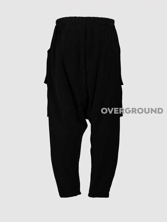 PANTALONE CAVALLO BASSO CON TASCHE DAVANTI