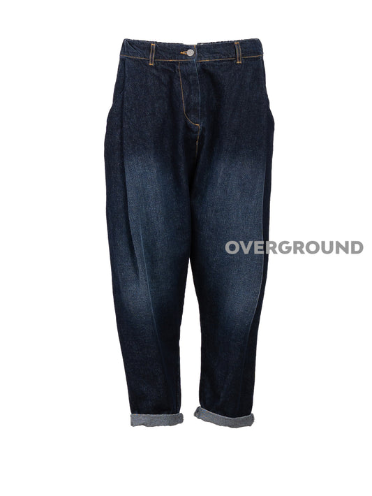 PANTALONE JEANS OVER CAVALLO BASSO