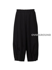 PANTALONE OVER CON PIEGHE IN FONDO AL GAMBULE - OVERGROUND STORE 