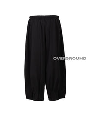 PANTALONE OVER CON PIEGHE IN FONDO AL GAMBULE - OVERGROUND STORE 