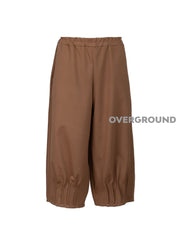 PANTALONE OVER CON PIEGHE IN FONDO AL GAMBULE - OVERGROUND STORE 