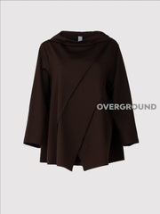 BLUSA COLLO A BARCA CON CUCITURE DAVANTI - OVERGROUND STORE 