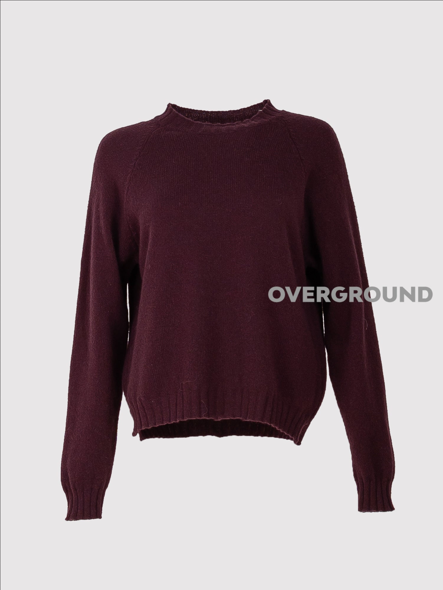 MAGLIONE COLLO BASSO IN LANA - OVERGROUND STORE 