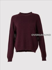 MAGLIONE COLLO BASSO IN LANA - OVERGROUND STORE 