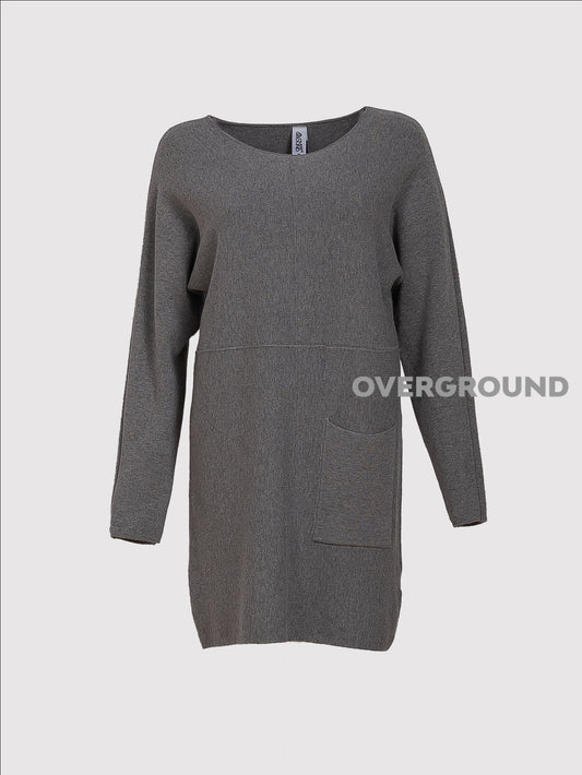 MAGLIONE LUNGO CON TASCA DAVANTI - OVERGROUND STORE 