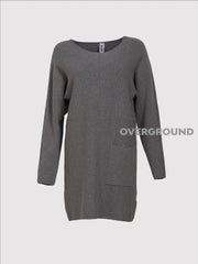 MAGLIONE LUNGO CON TASCA DAVANTI - OVERGROUND STORE 