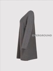 MAGLIONE LUNGO CON TASCA DAVANTI - OVERGROUND STORE 