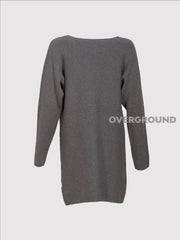 MAGLIONE LUNGO CON TASCA DAVANTI - OVERGROUND STORE 
