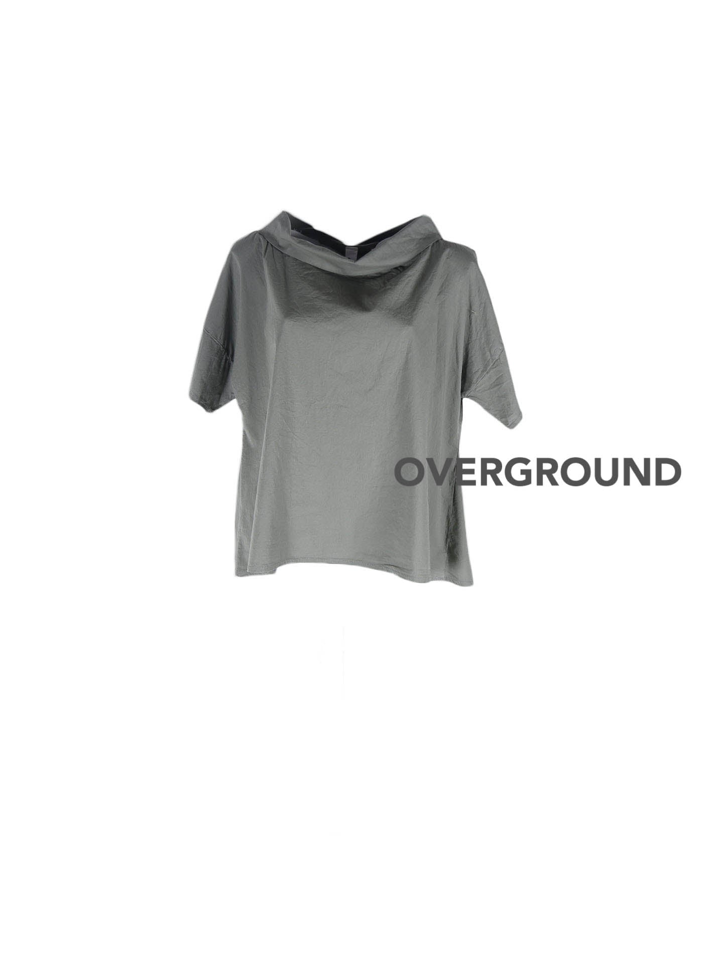 Blusa corta, collo a barca mezza manica - OVERGROUND STORE 
