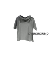 Blusa corta, collo a barca mezza manica - OVERGROUND STORE 
