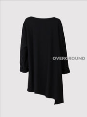 MAGLIA OVER CON COLLO ASIMMETRICO - OVERGROUND STORE 