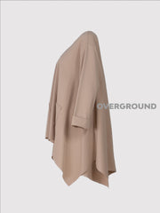 MAGLIA ASIMMETRICA LUNGA CON PUNTA LATERALE - OVERGROUND STORE 