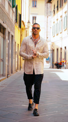 CAMICIA LUNGA LINO MANICA LUNGA