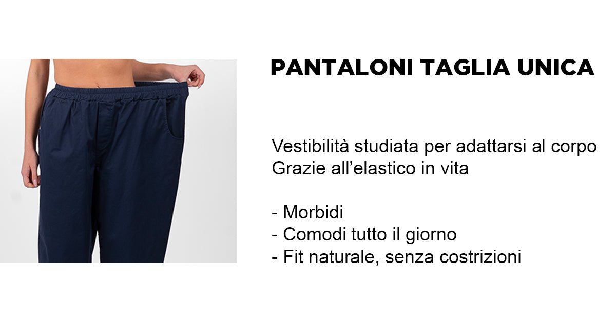 Pantaloni taglia unica