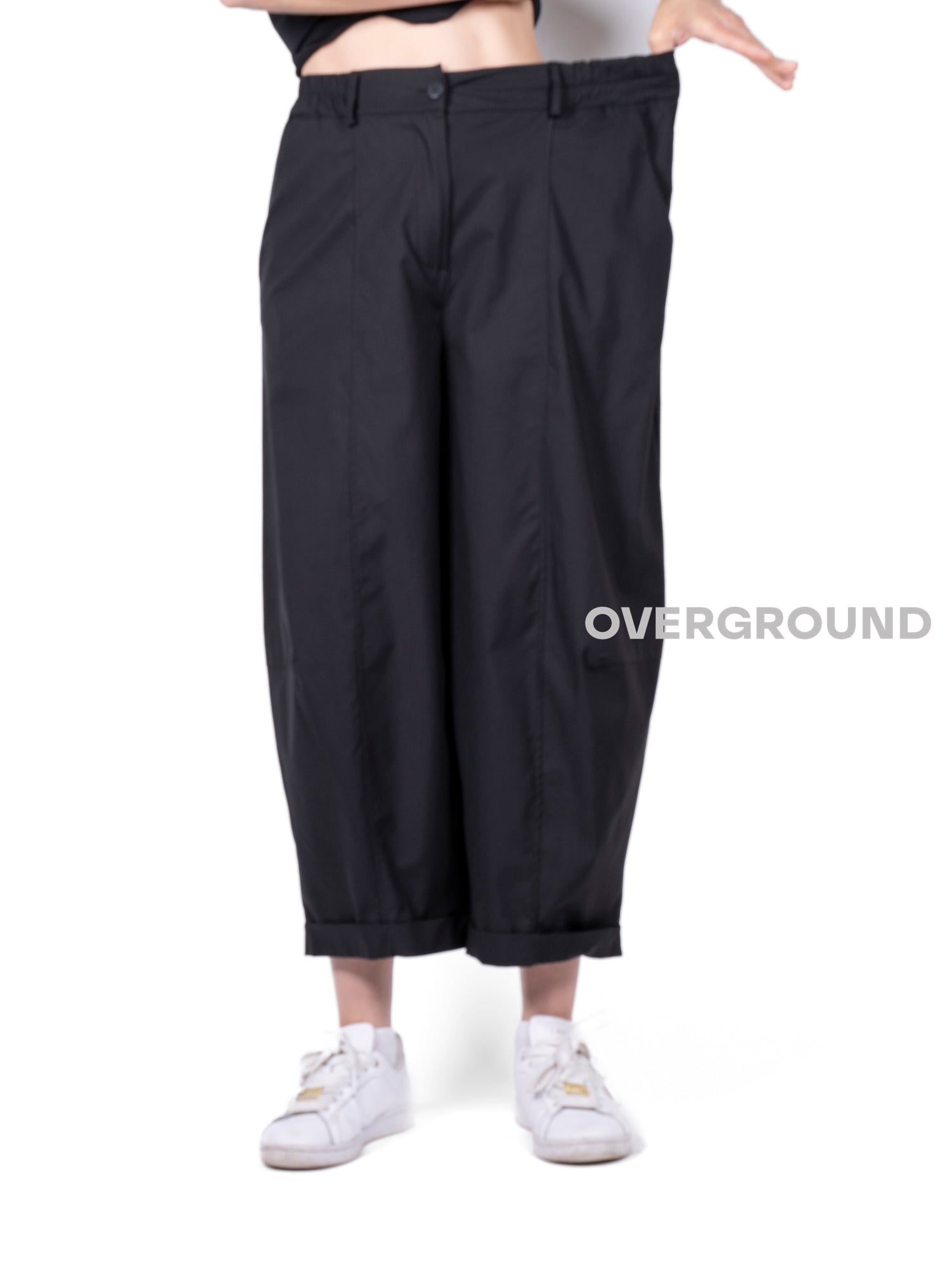 PANTALONE GAMBULE LARGO CON CINTURINO - OVERGROUND STORE 