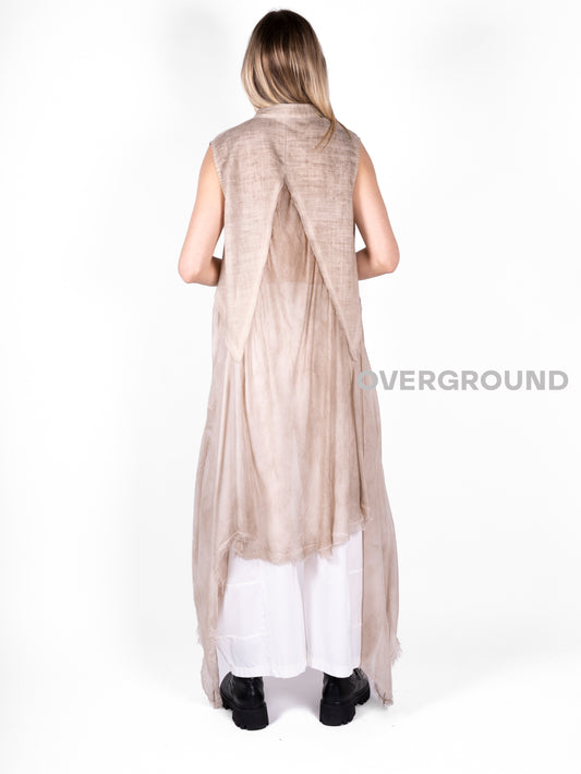 BLUSA OVER SMANICATA CON PUNTE LATERALI