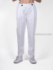 pantalone con gambule largo con bottone davanti - OVERGROUND STORE 