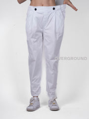 pantalone con gambule largo con bottone davanti - OVERGROUND STORE 