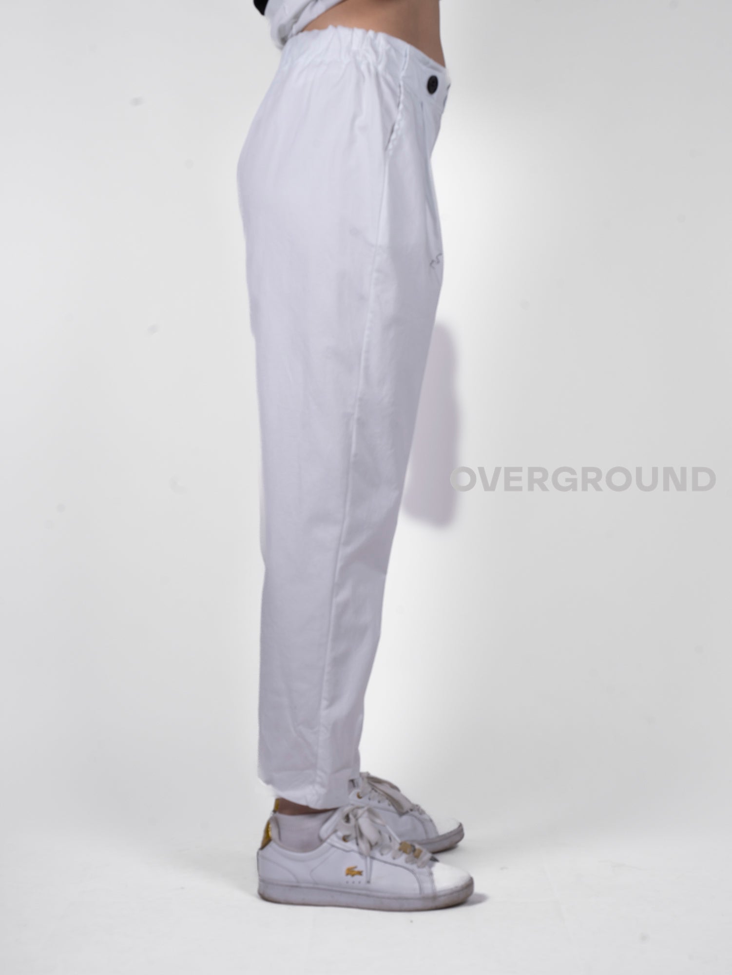 pantalone con gambule largo con bottone davanti - OVERGROUND STORE 