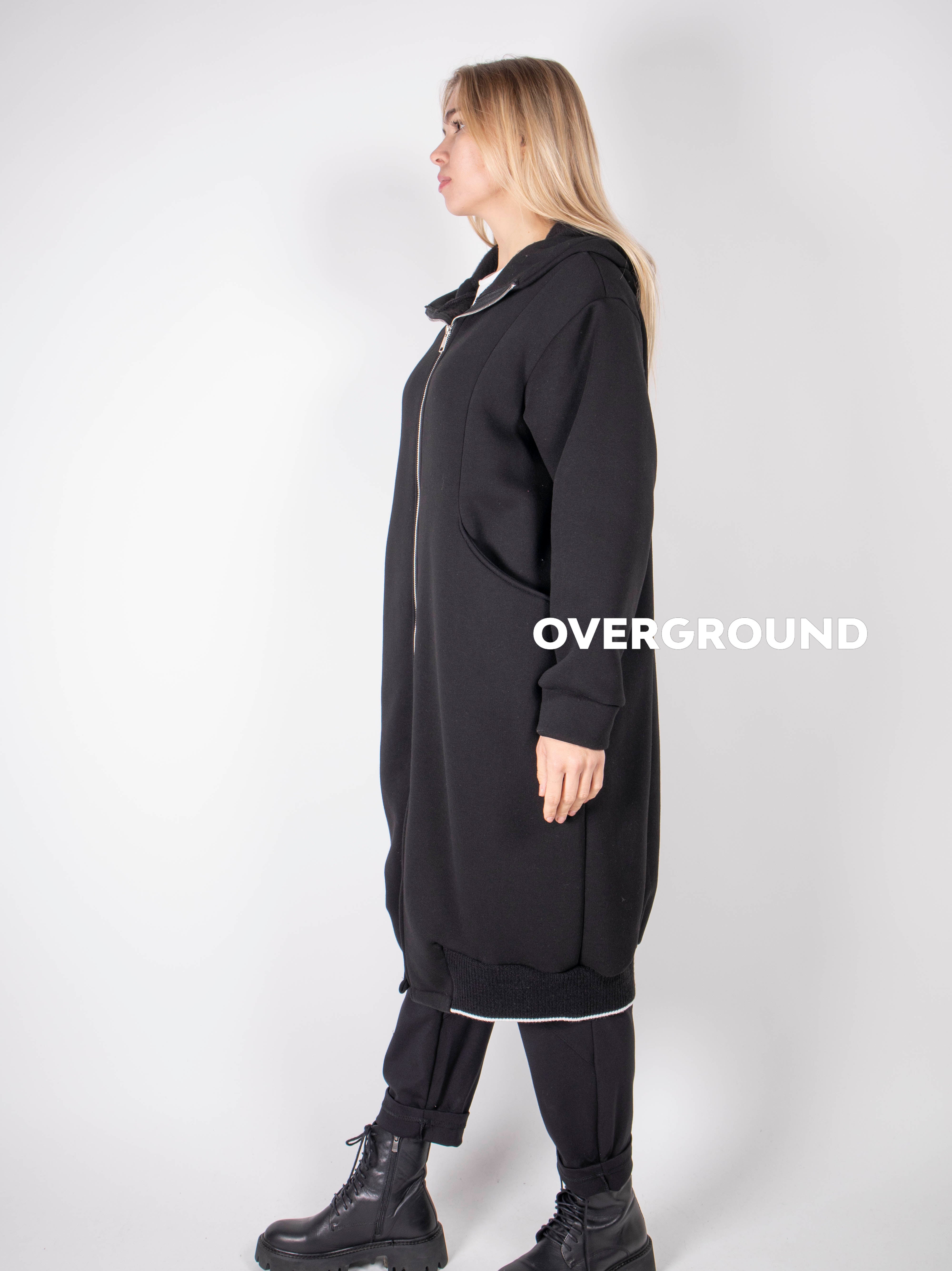 Long hooded sweatshirt OVERGROUND STORE