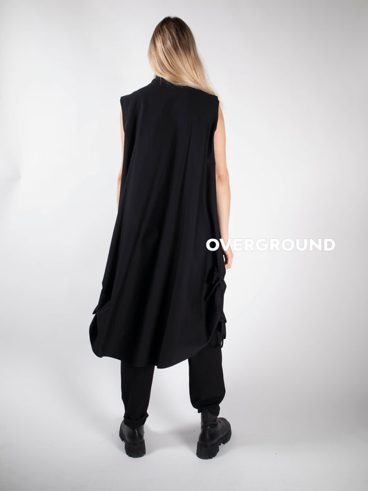 SPOLVERINO SMANICATO CON RIPRESE LATERALI - OVERGROUND STORE 